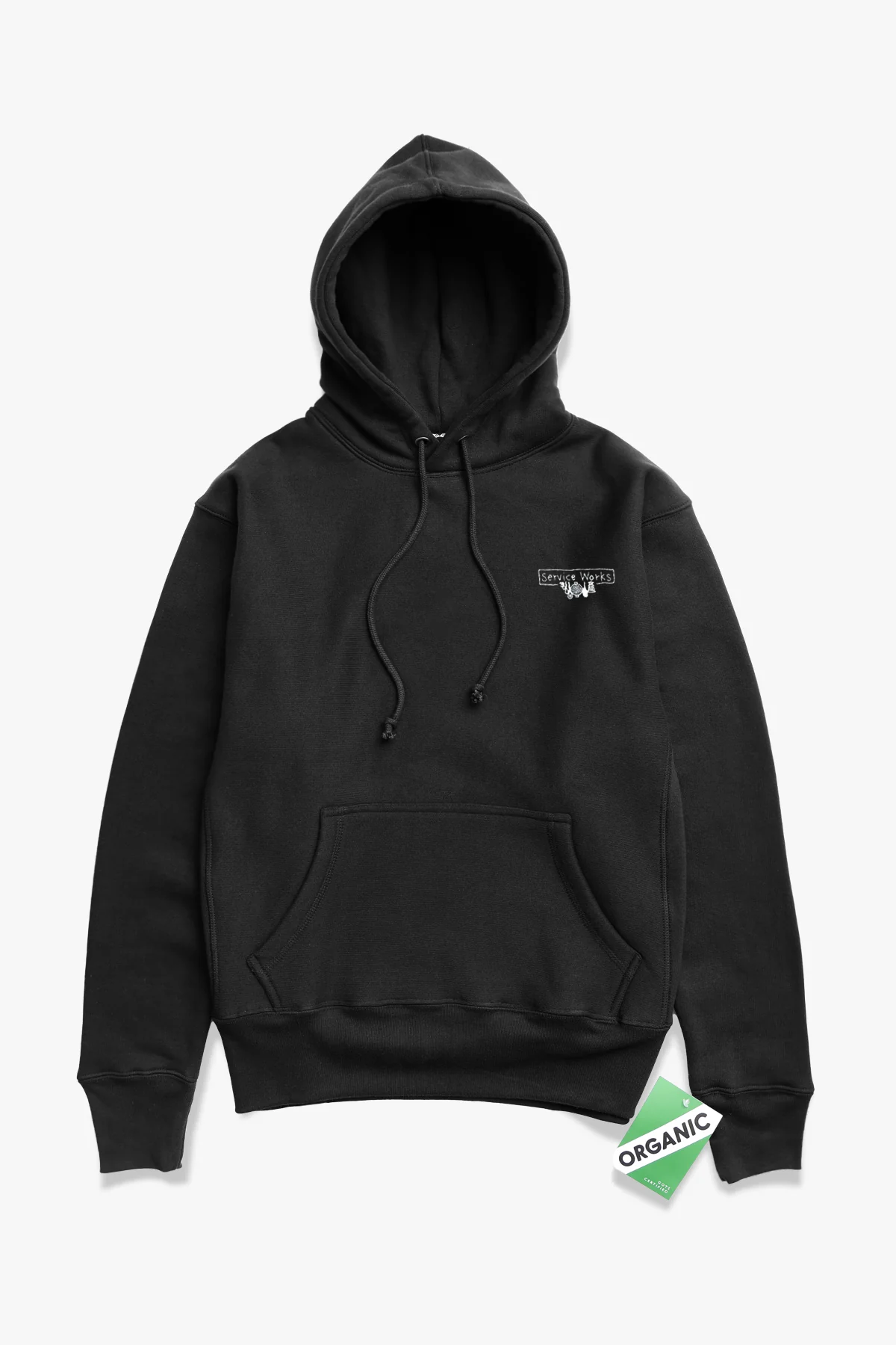 12oz Scribble Logo Hoodie - Black