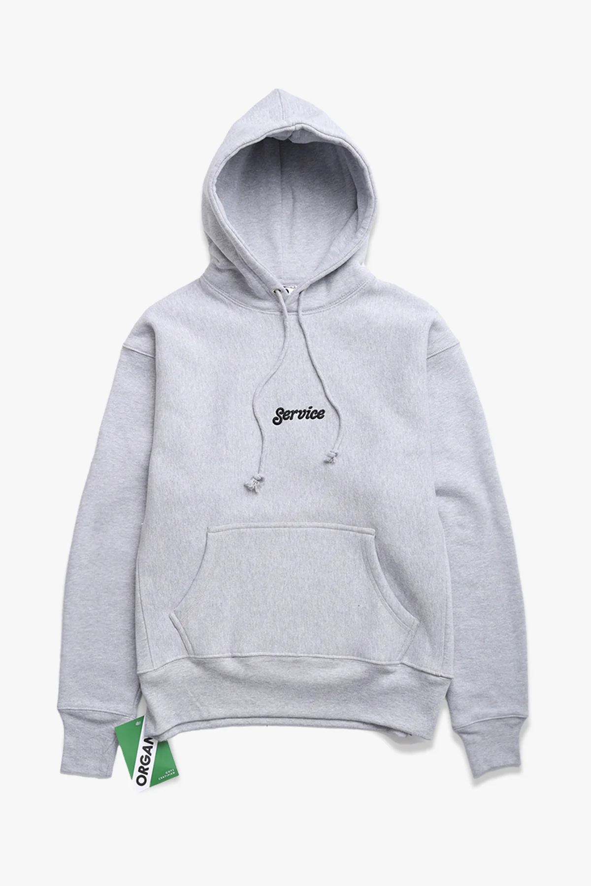 12oz Service Embroidered Hoodie - Grey