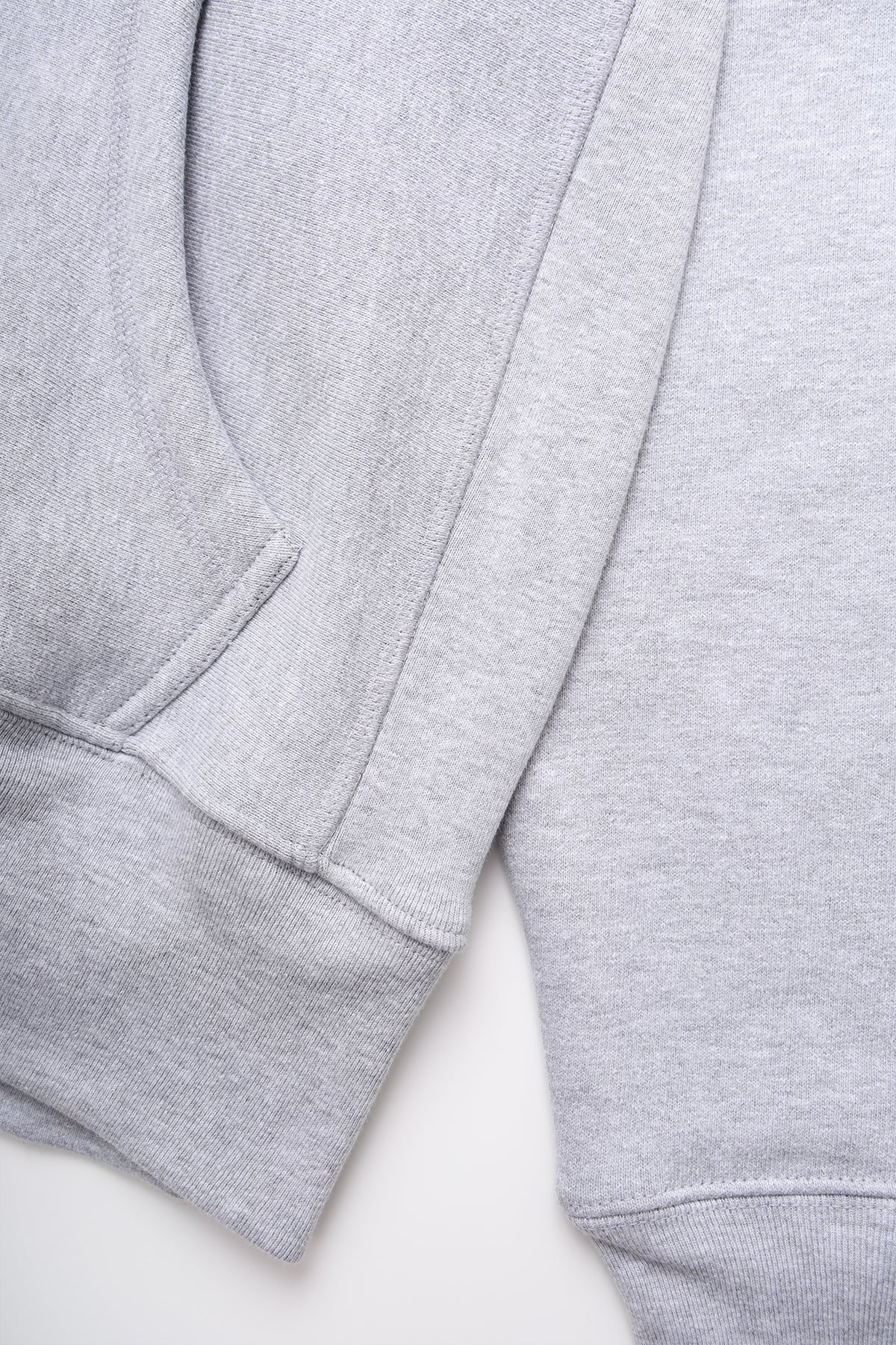 12oz Service Embroidered Hoodie - Grey - Image 4