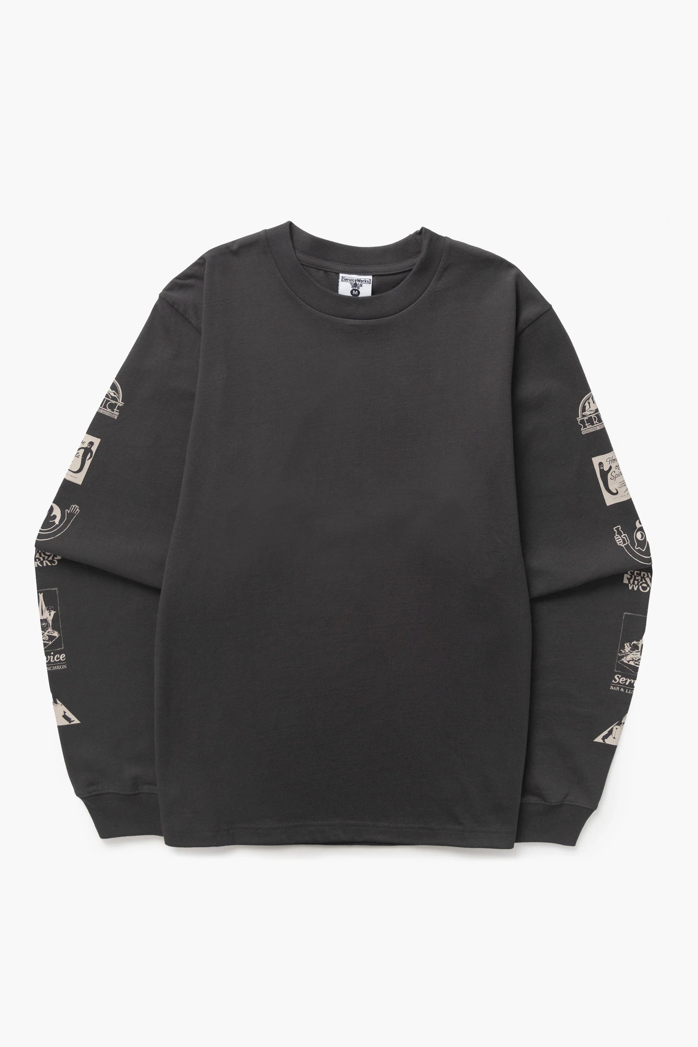 Bootleg Long Sleeve Tee - Charcoal