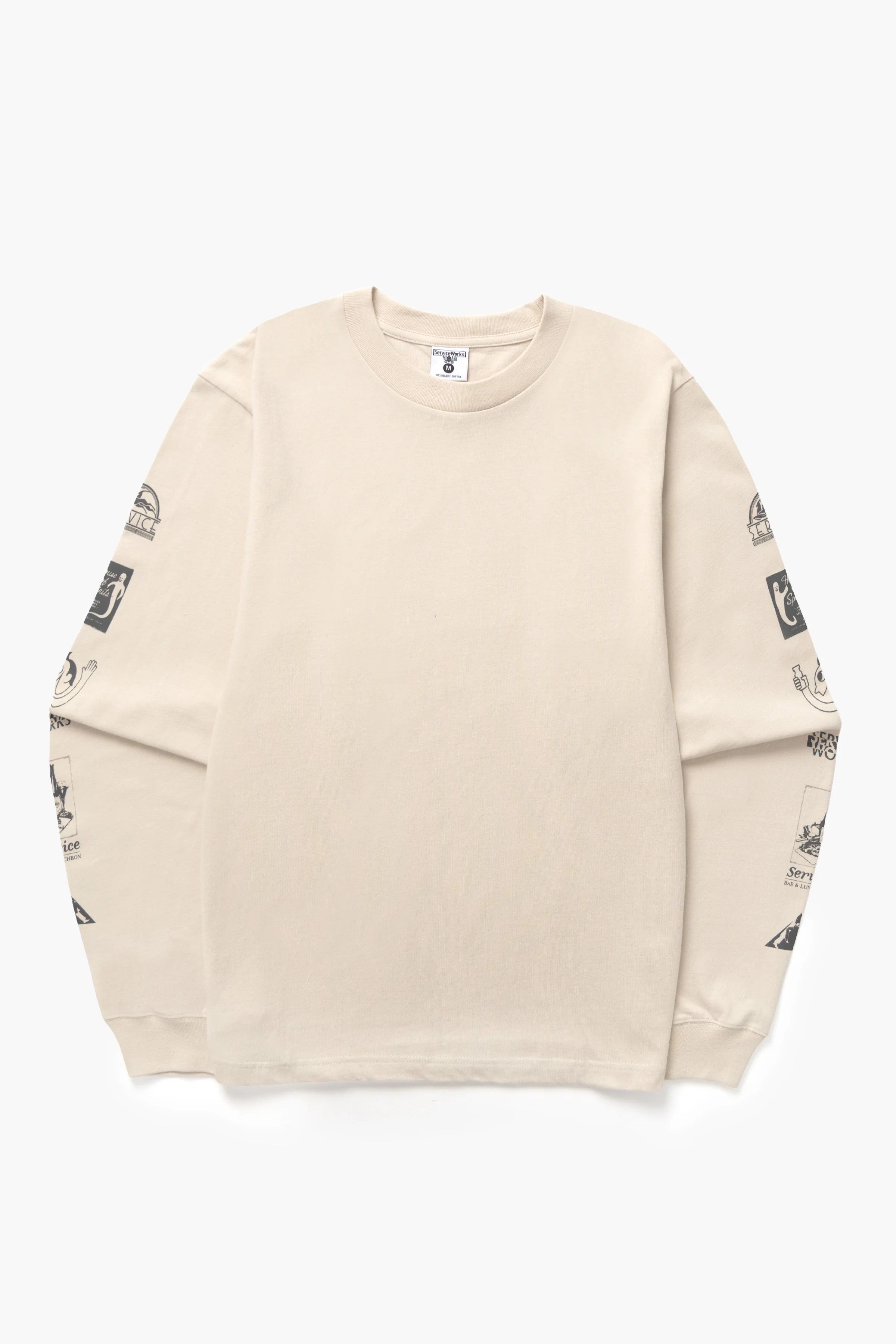 Bootleg Long Sleeve Tee - Natural