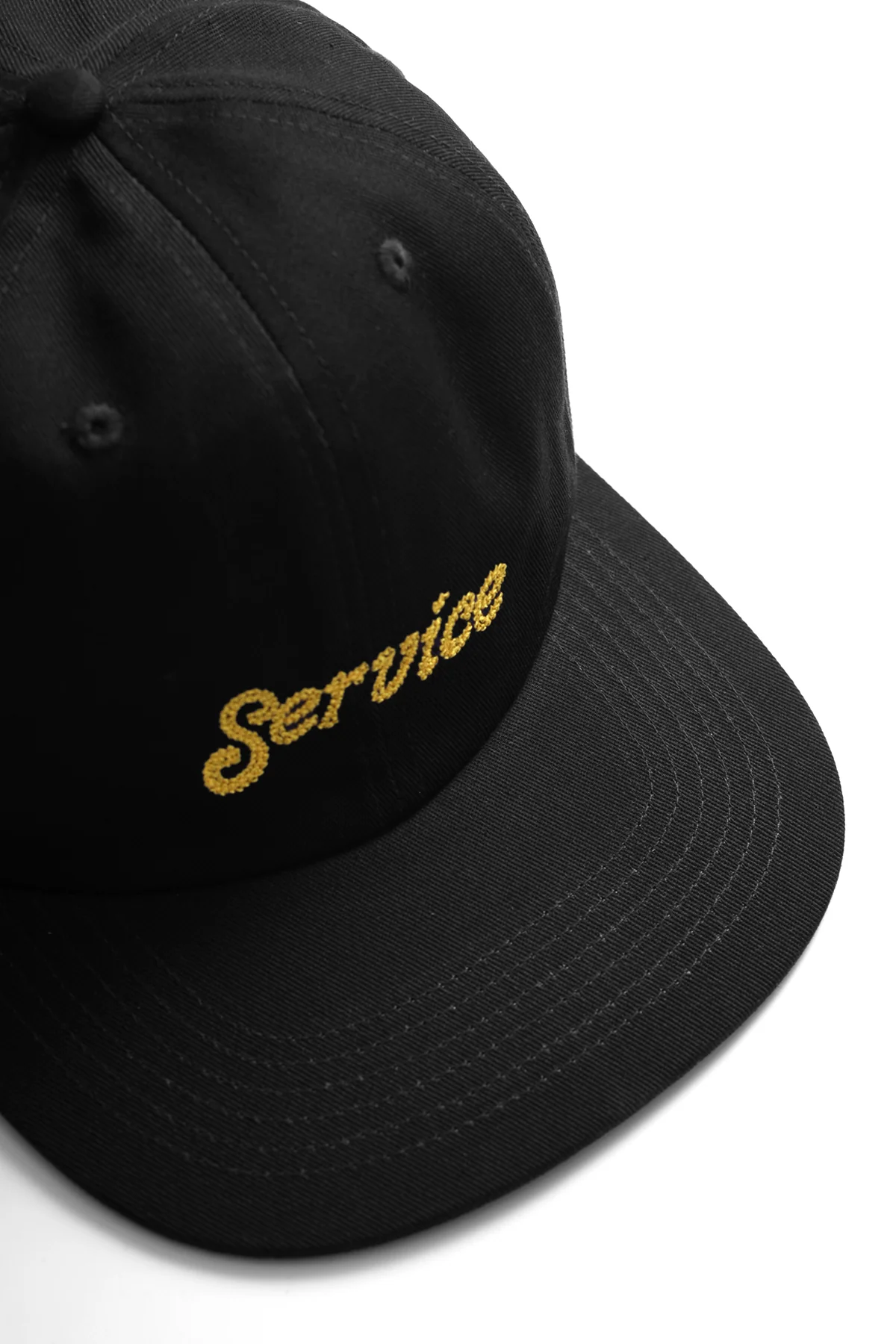 Chainstitch Cap - Black - Image 2