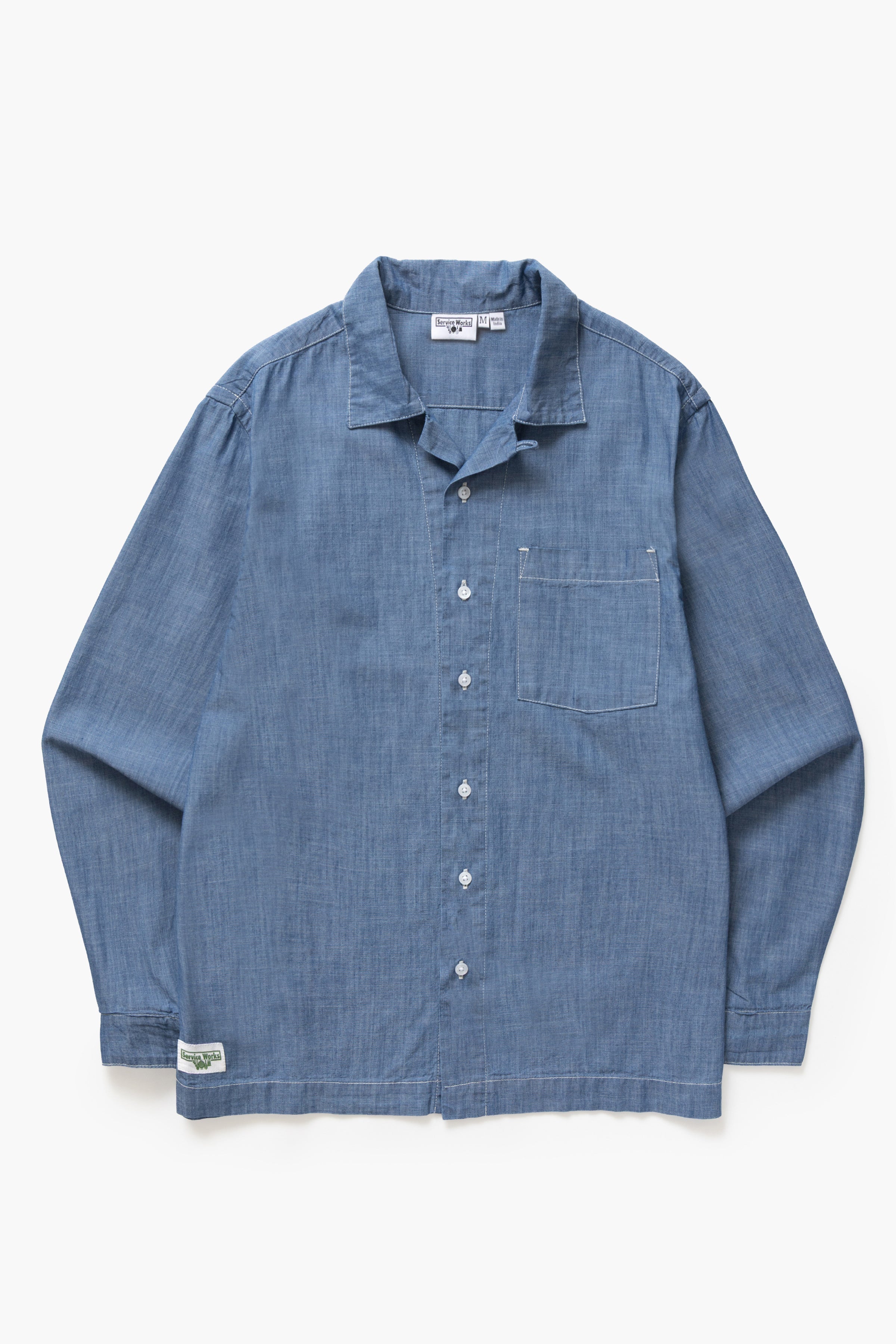 Chambray Resort Shirt - Light Blue