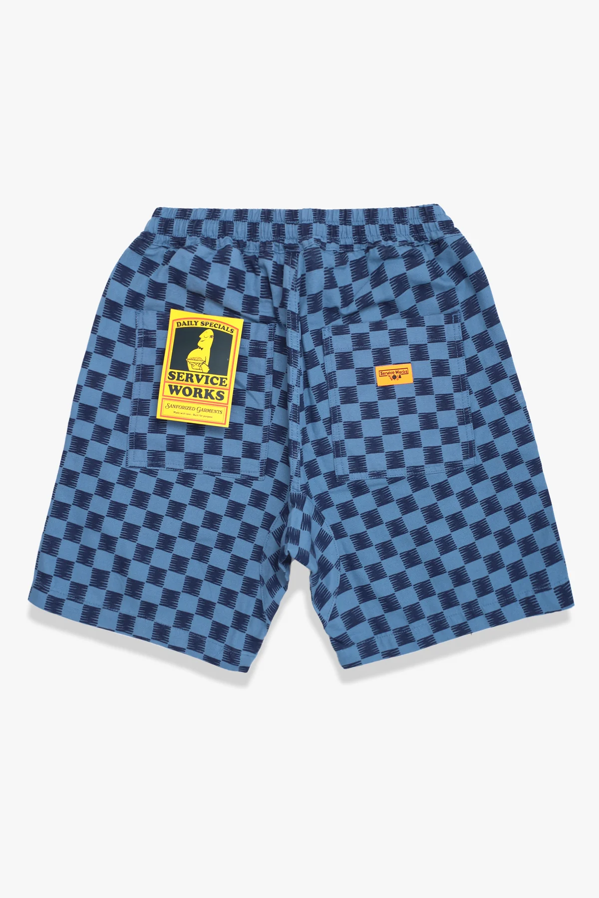 Classic Chef Shorts - Blue Checker