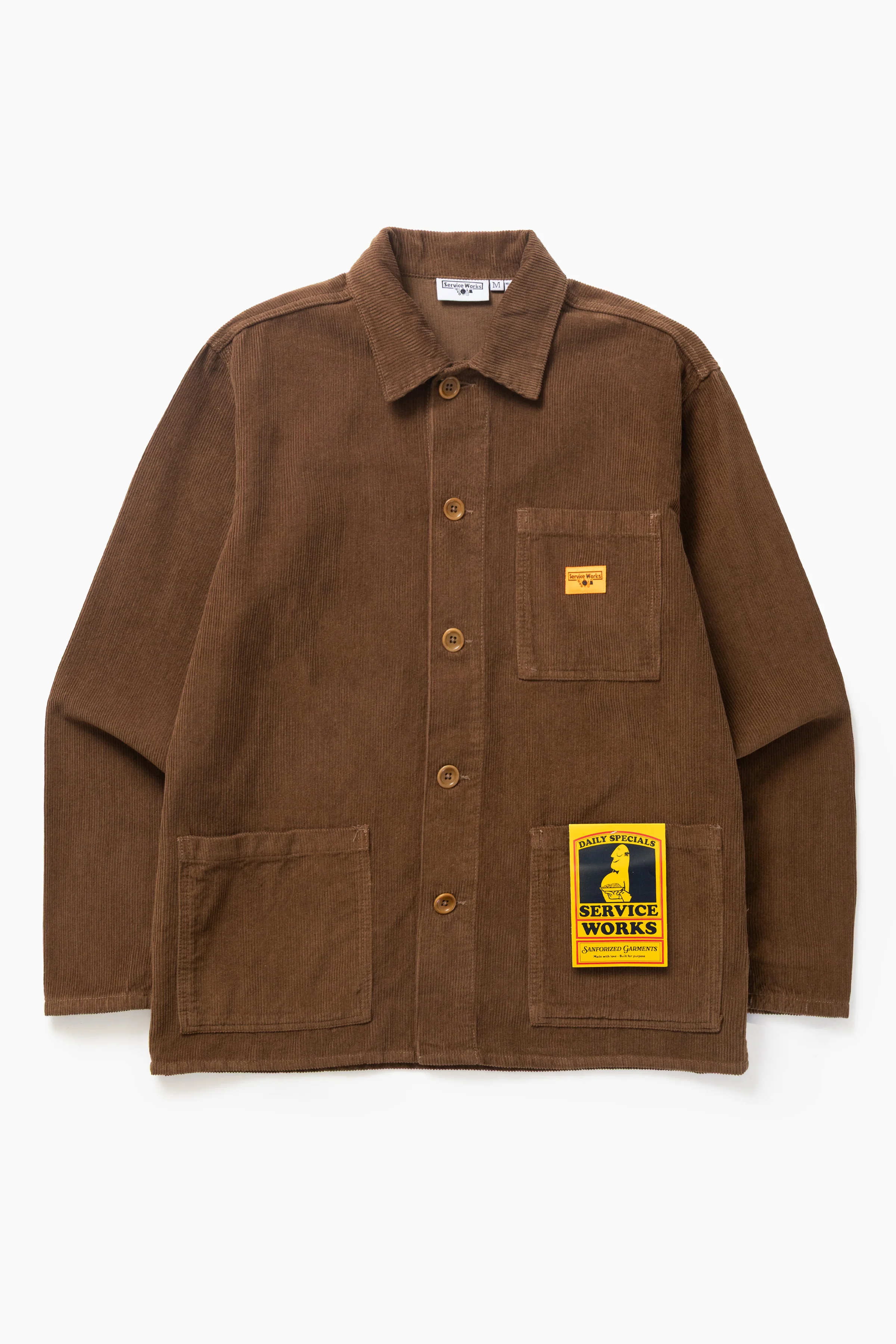 Corduroy Chore Shirt - Bark