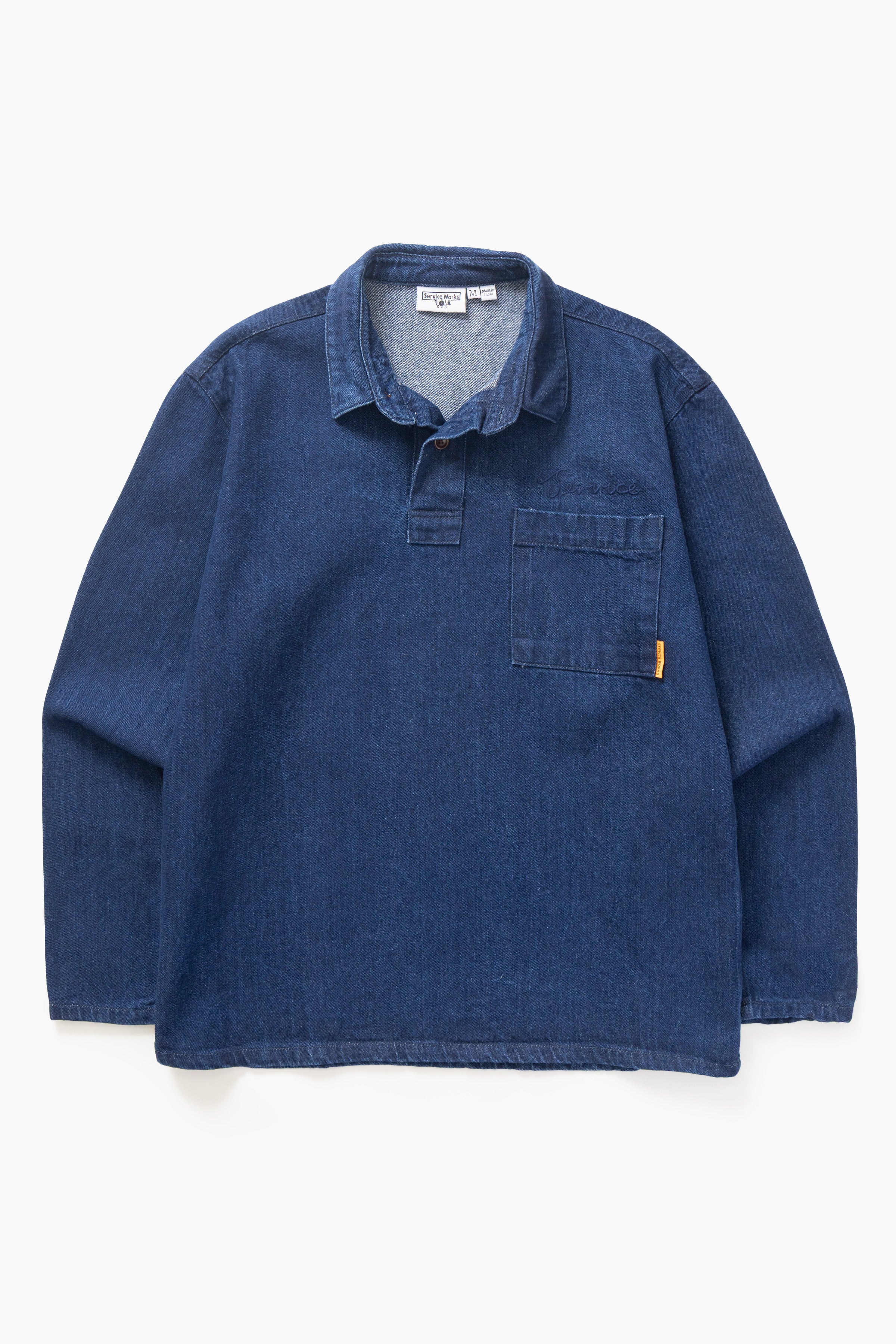 Denim Script Popover - One Wash