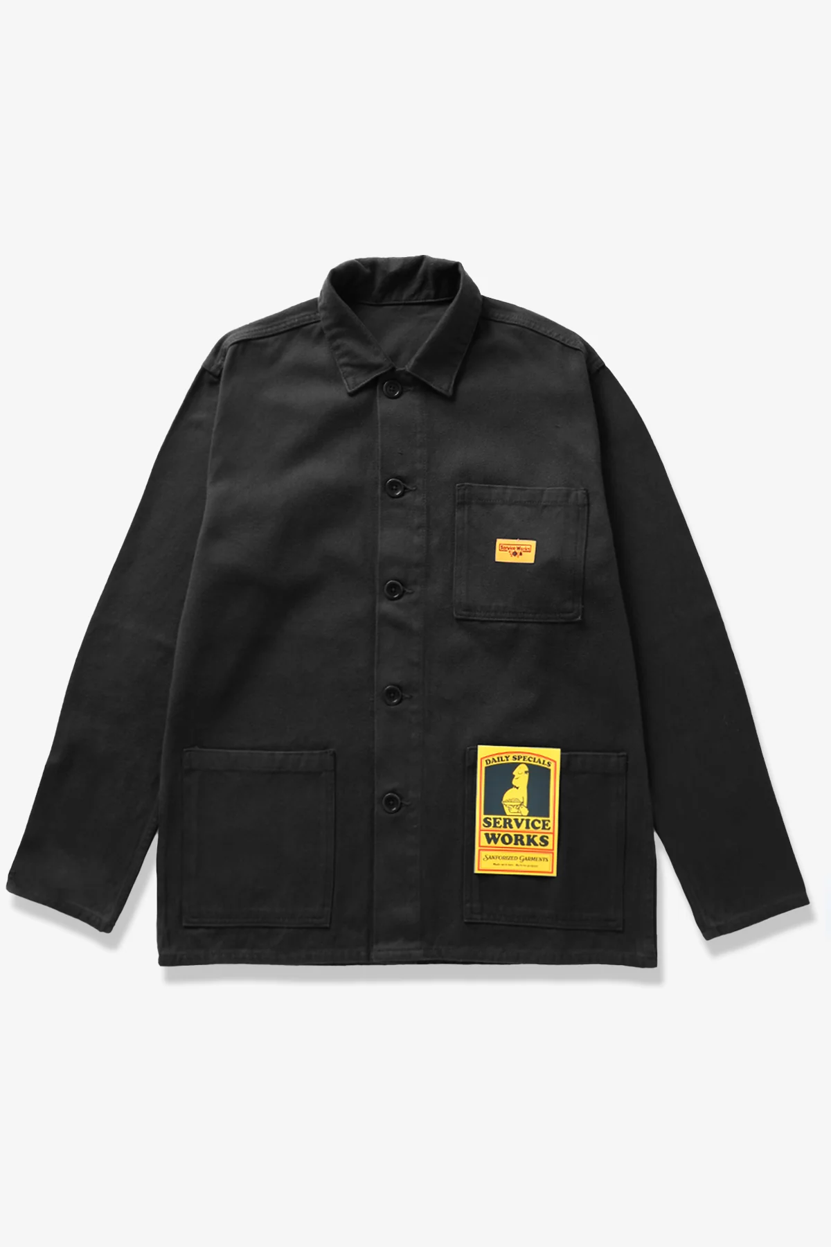 Moleskin Chore Shirt - Black