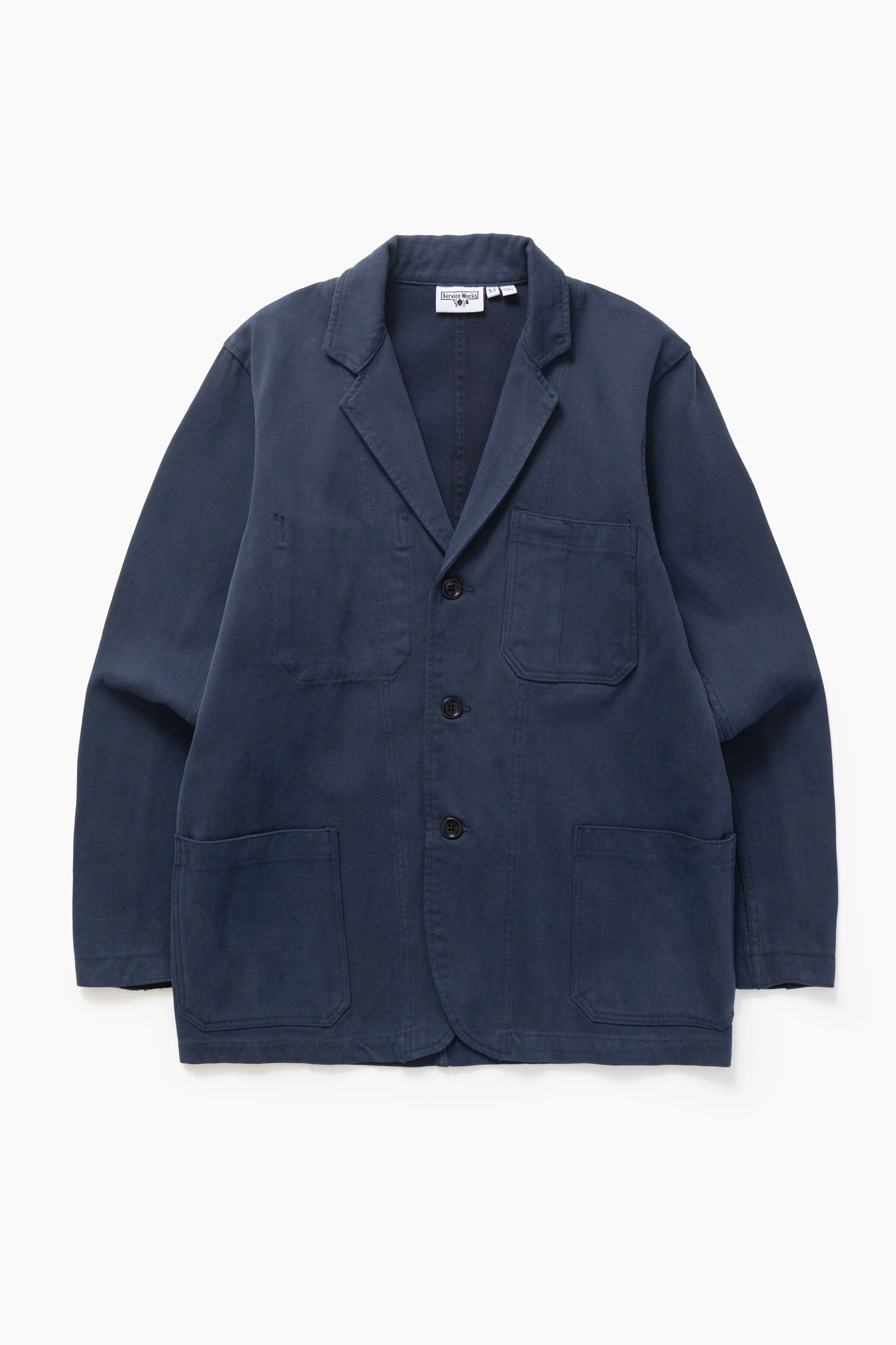Moleskin Server Suit Jacket - Dark Navy