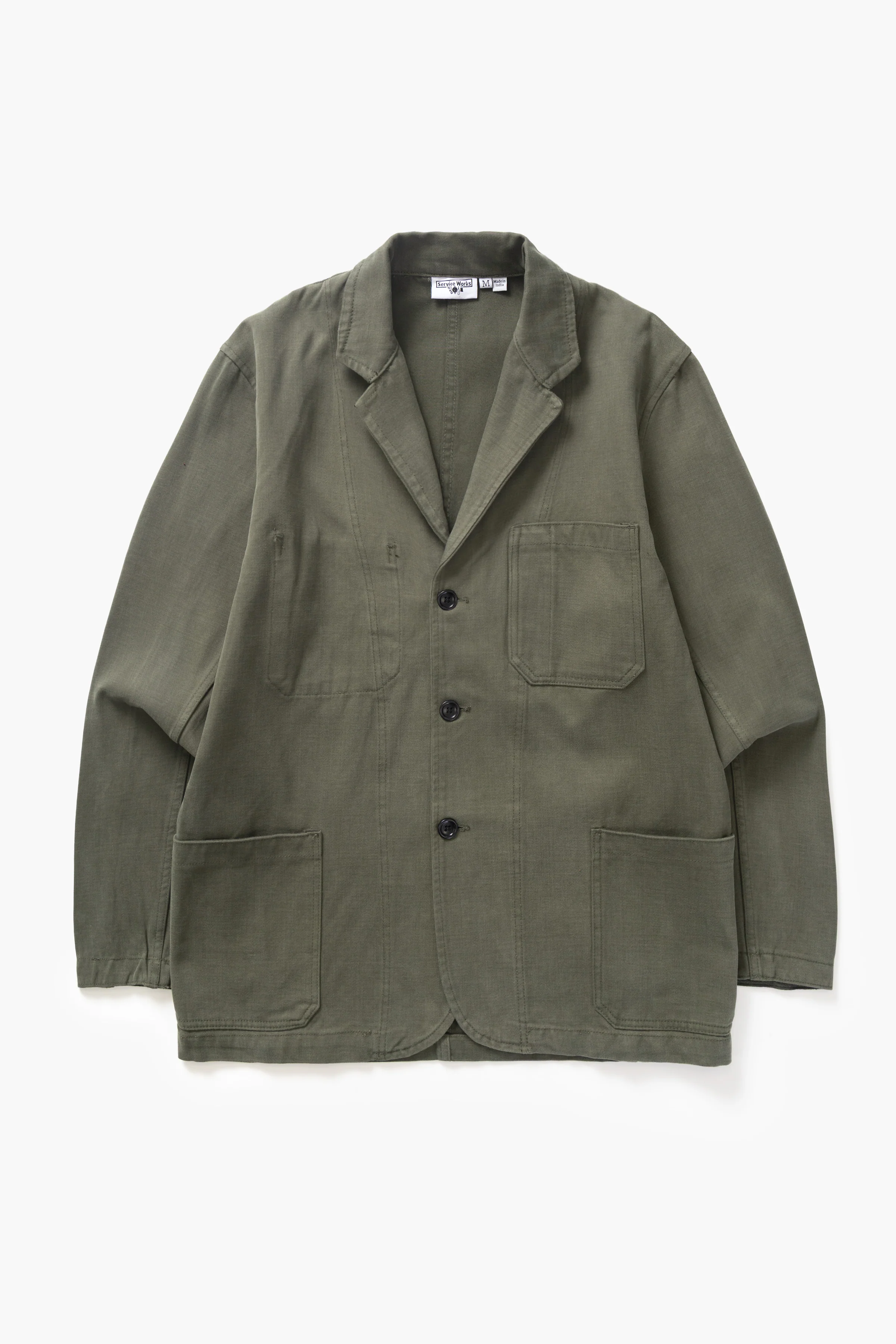 Moleskin Server Suit Jacket - Moss