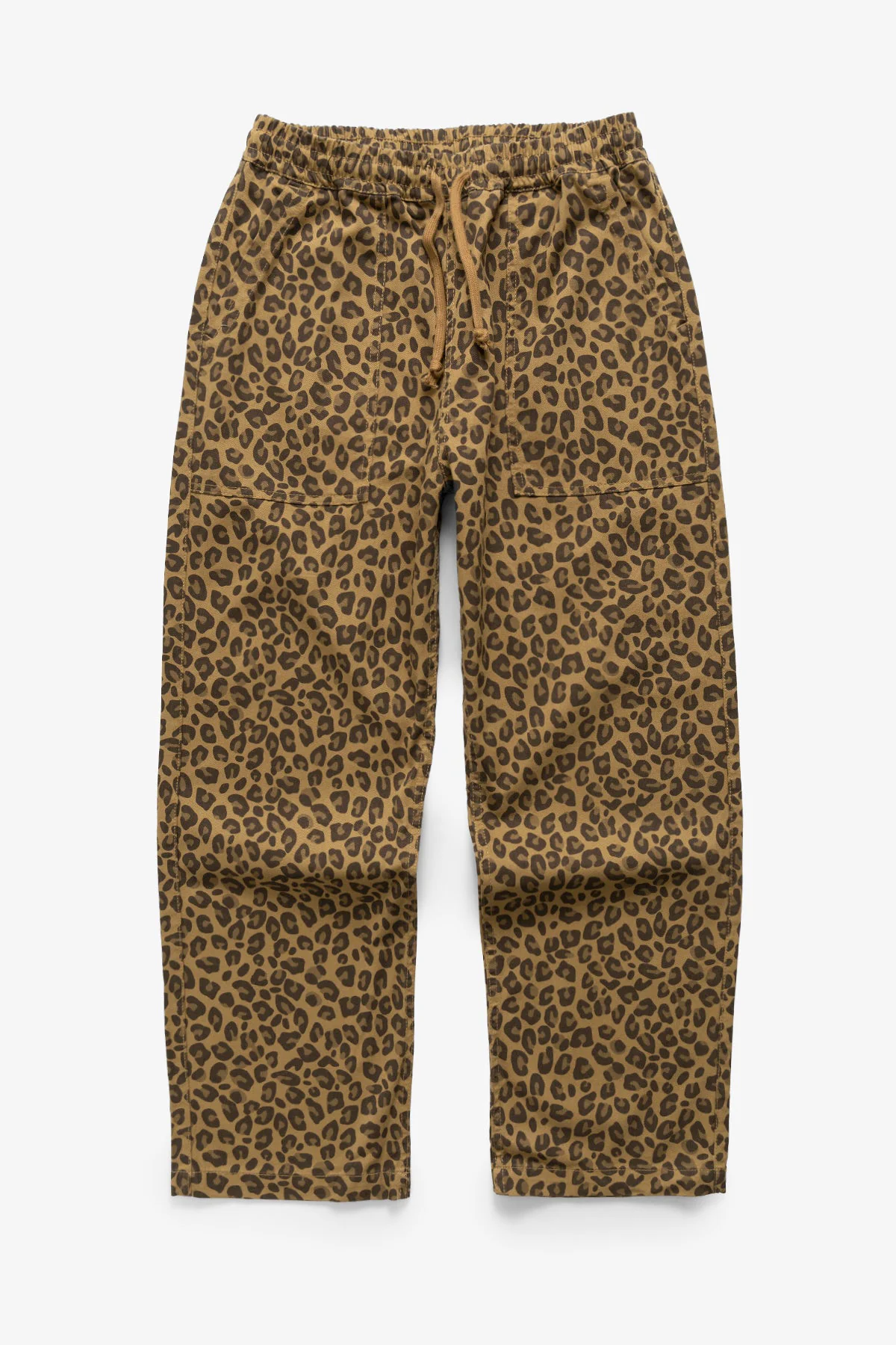 Patterned Chef Pants - Brown Leopard