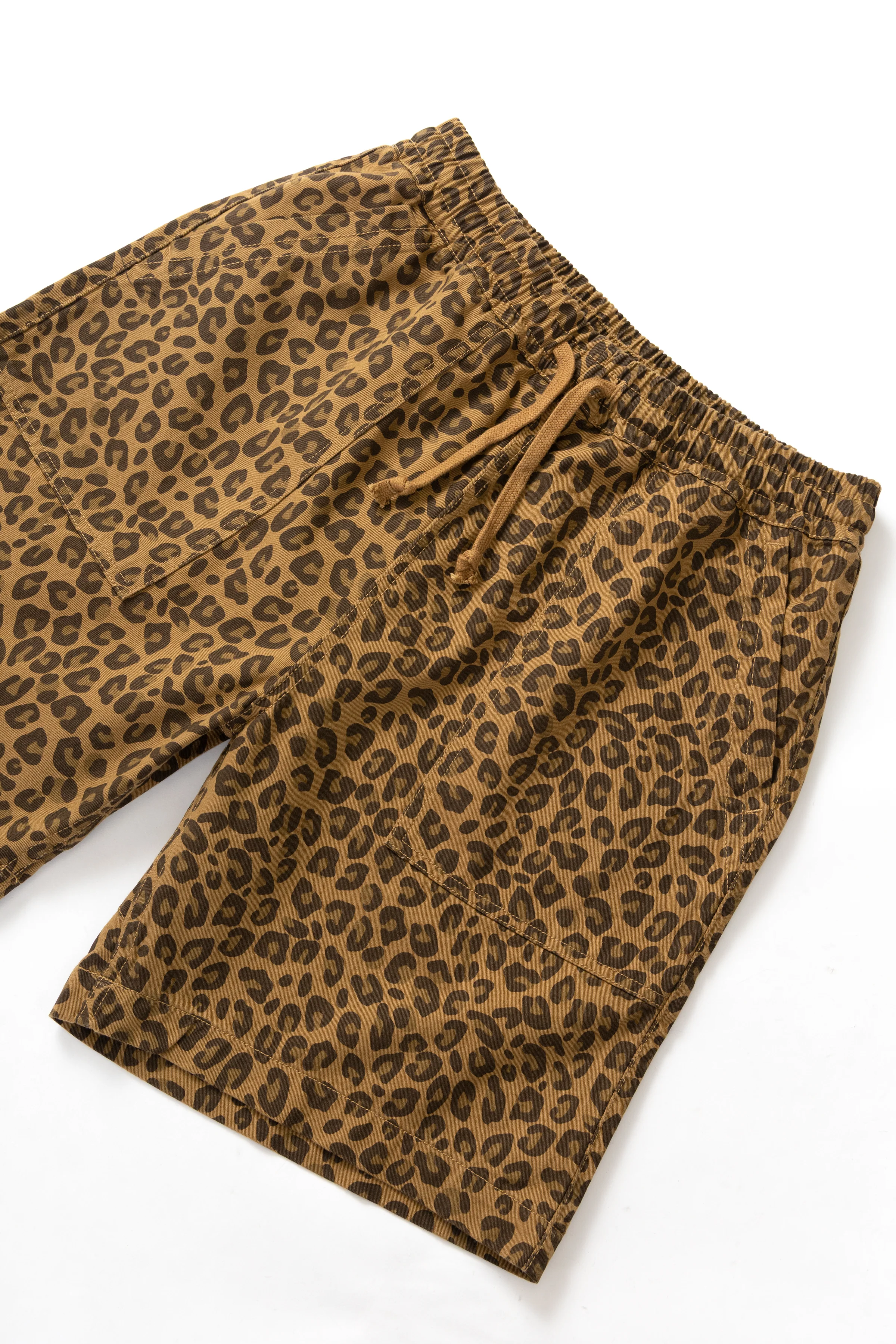 Patterned Chef Shorts - Brown Leopard - Image 2