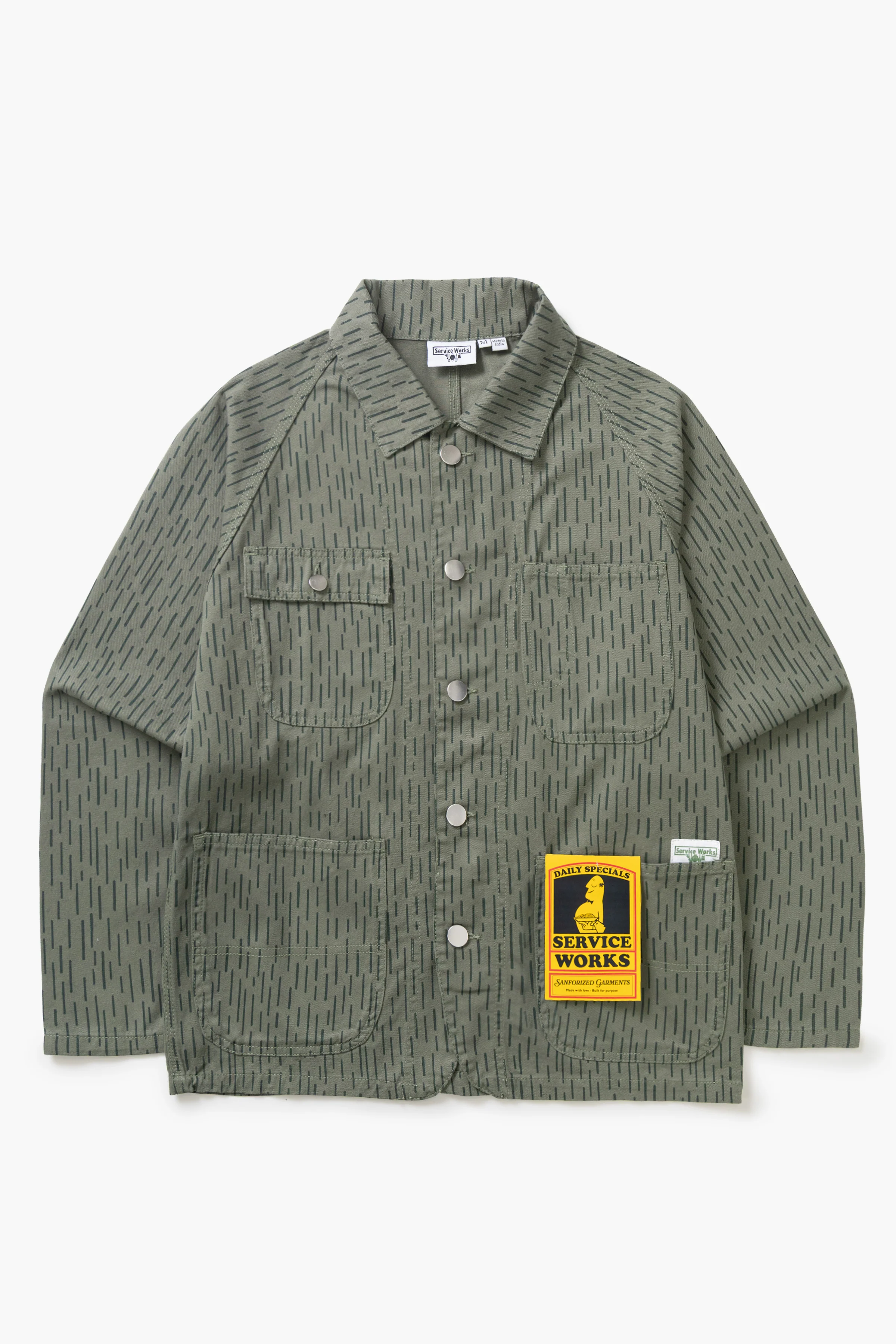 Patterned Coverall 2.0 - Raindrop Green