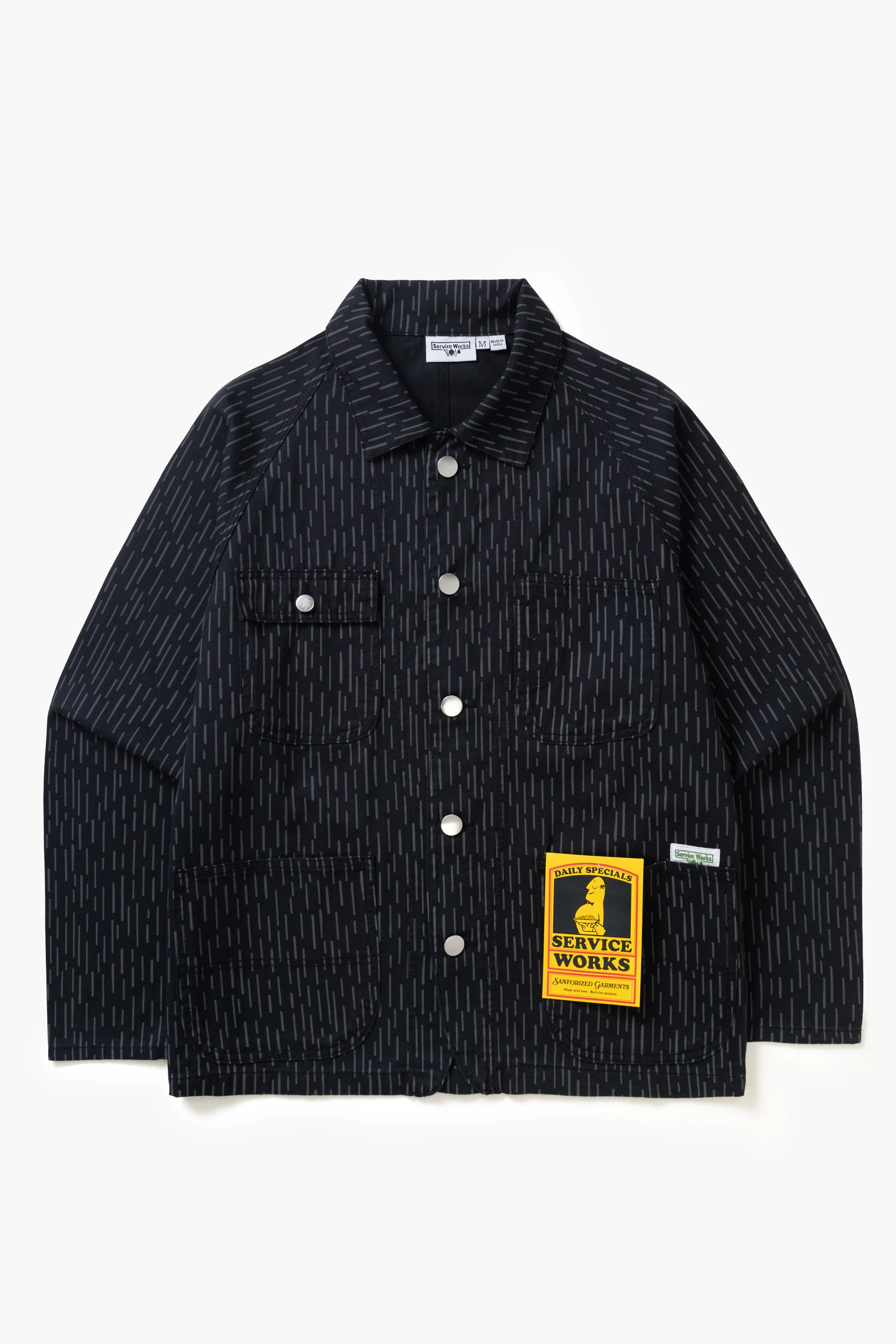 Patterned Coverall 2.0 - Raindrop Mono