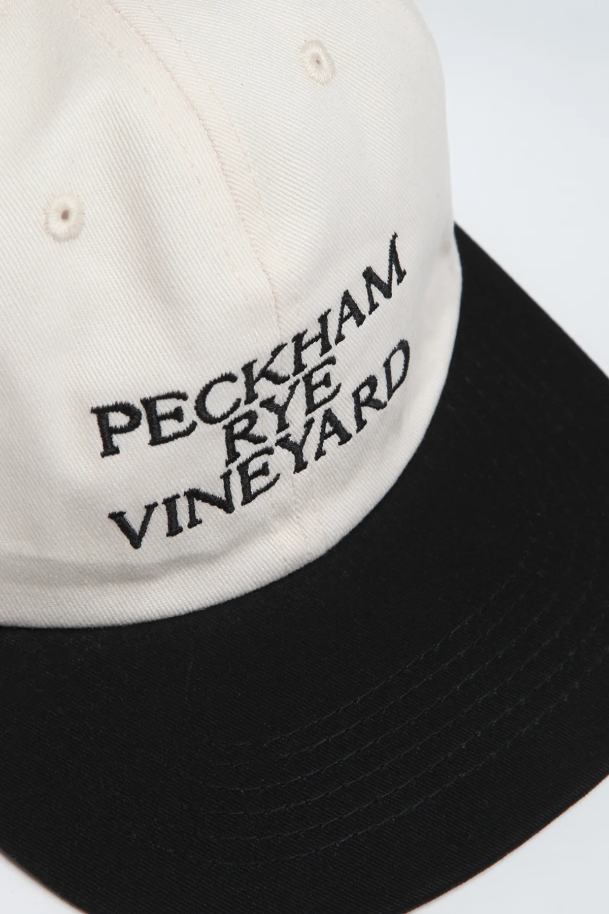 Peckham Rye Vineyard Cap - Black/White - Image 2