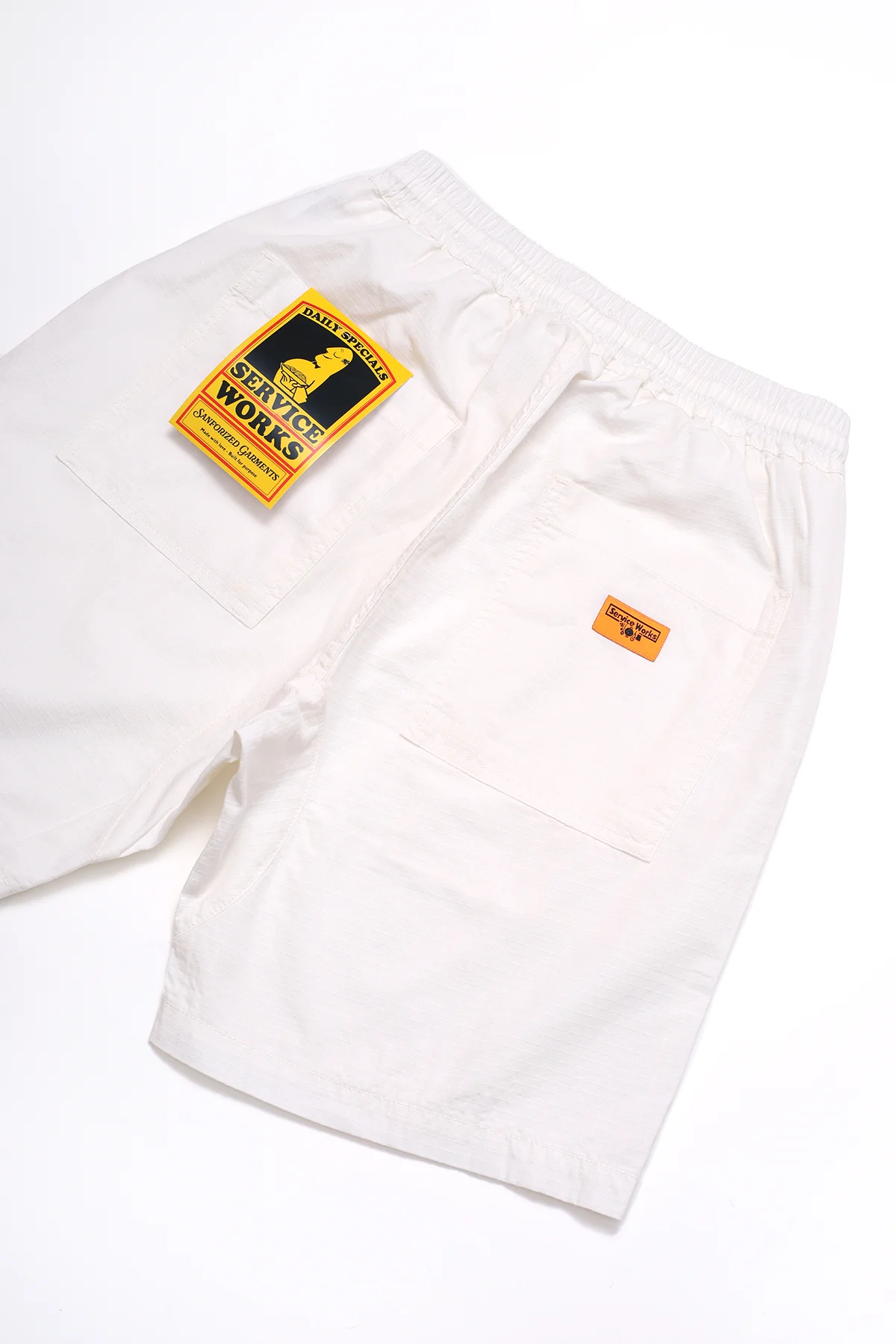 Ripstop Chef Shorts - Off White - Image 2