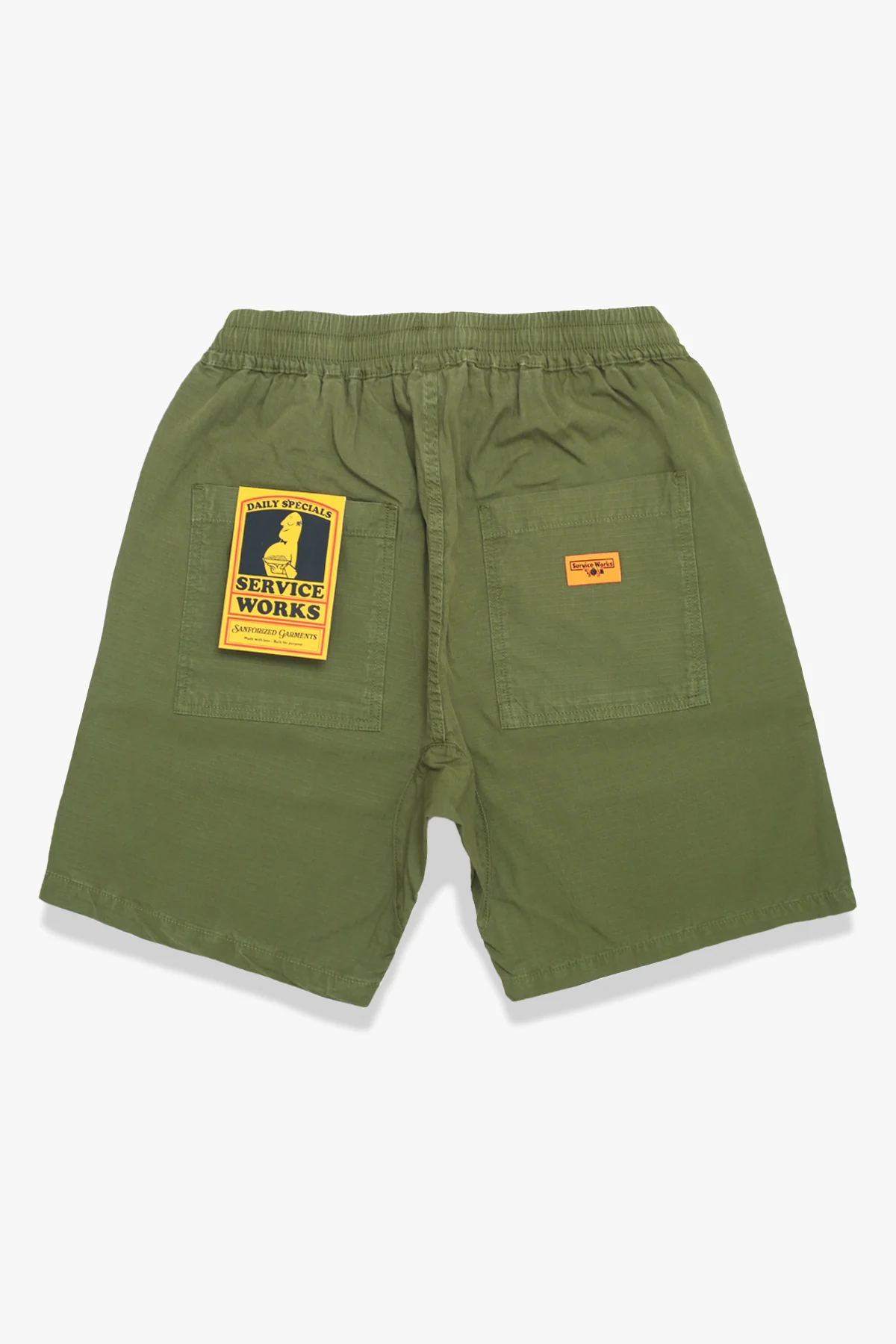 Ripstop Chef Shorts - Pesto