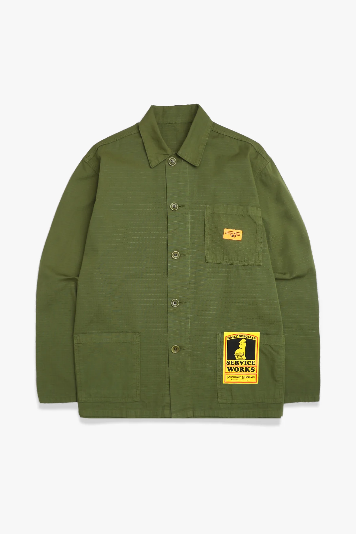 Ripstop Chore Shirt - Pesto