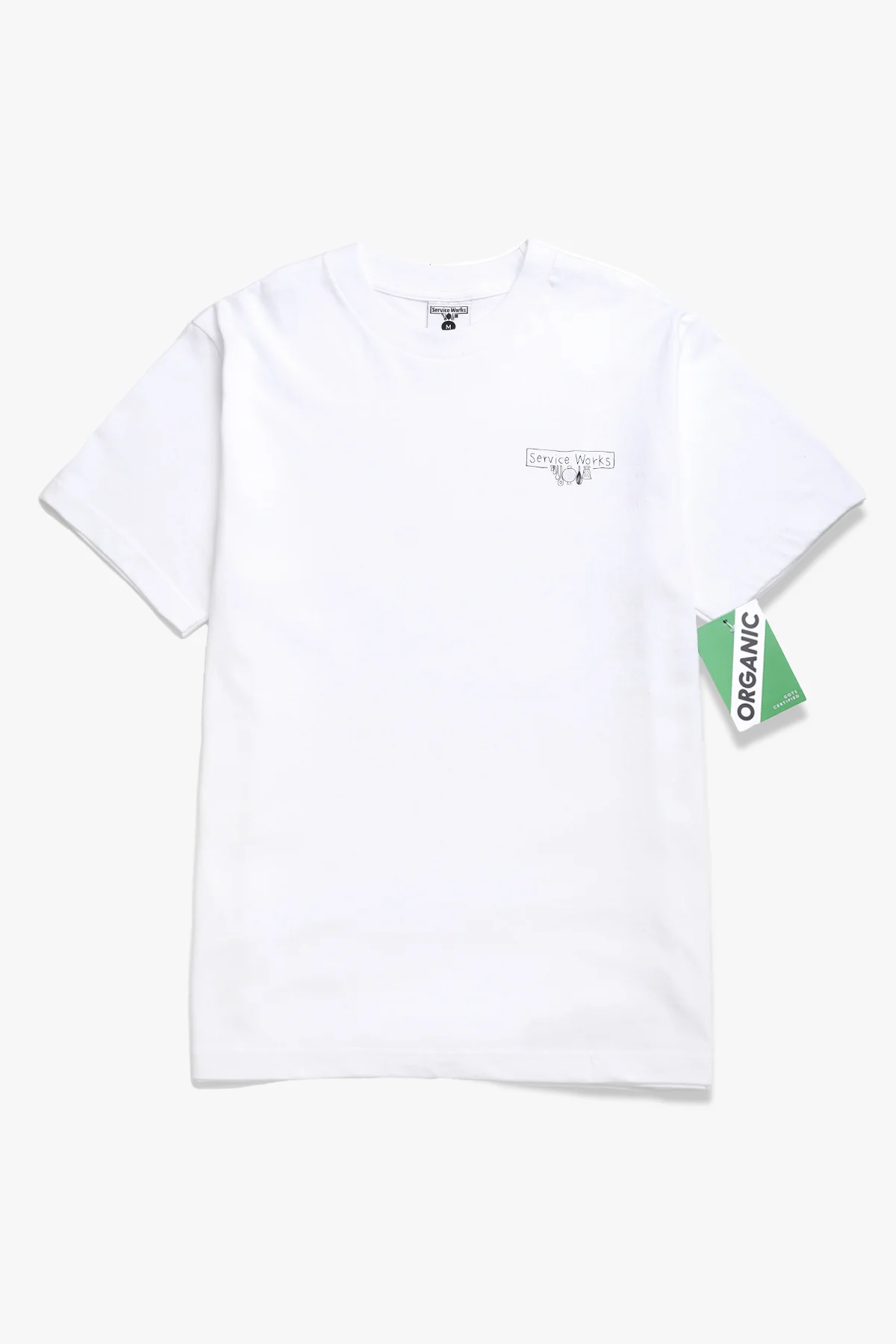 Scribble Logo Tee - White
