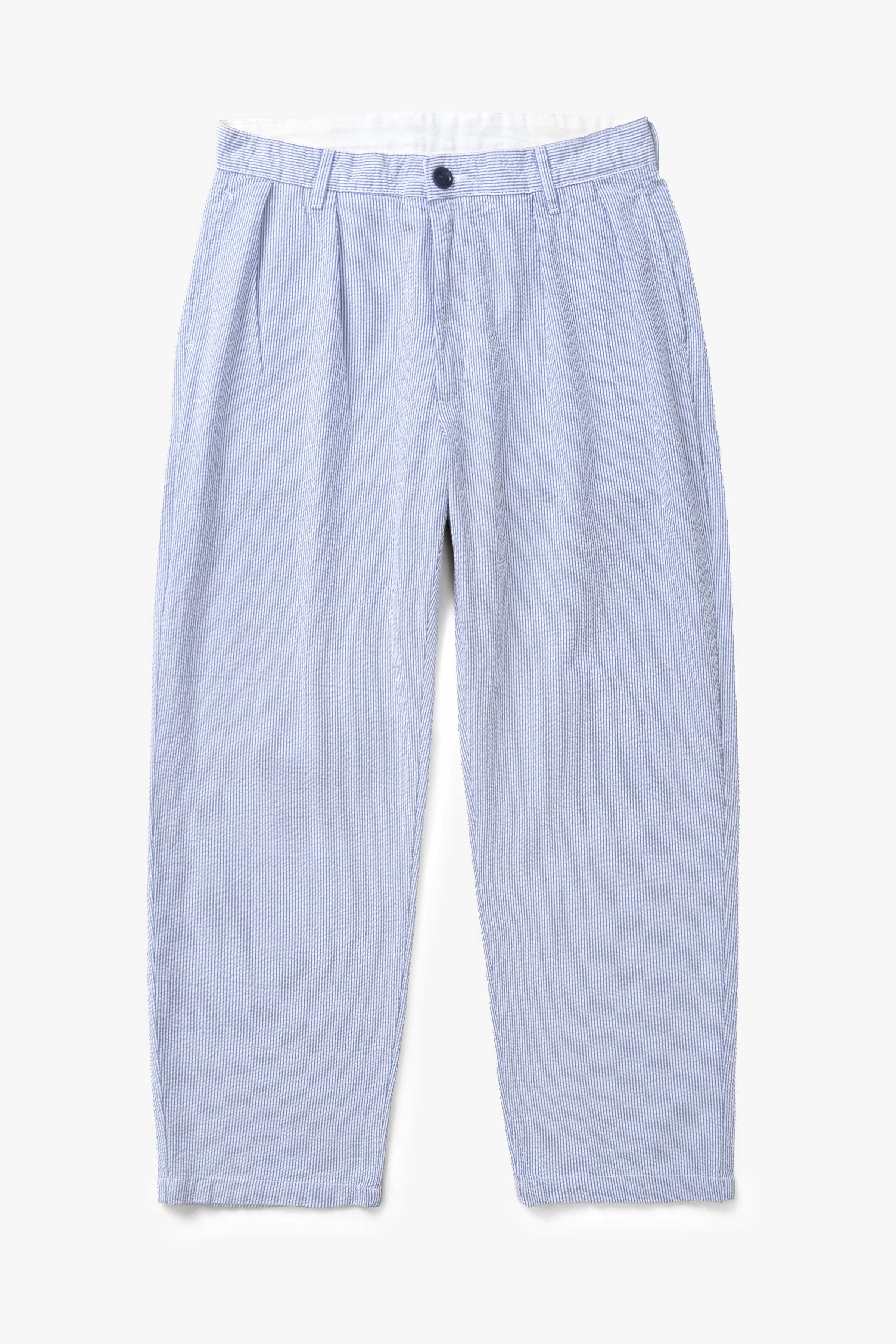 Seersucker Part Timer Pant - Navy Stripe