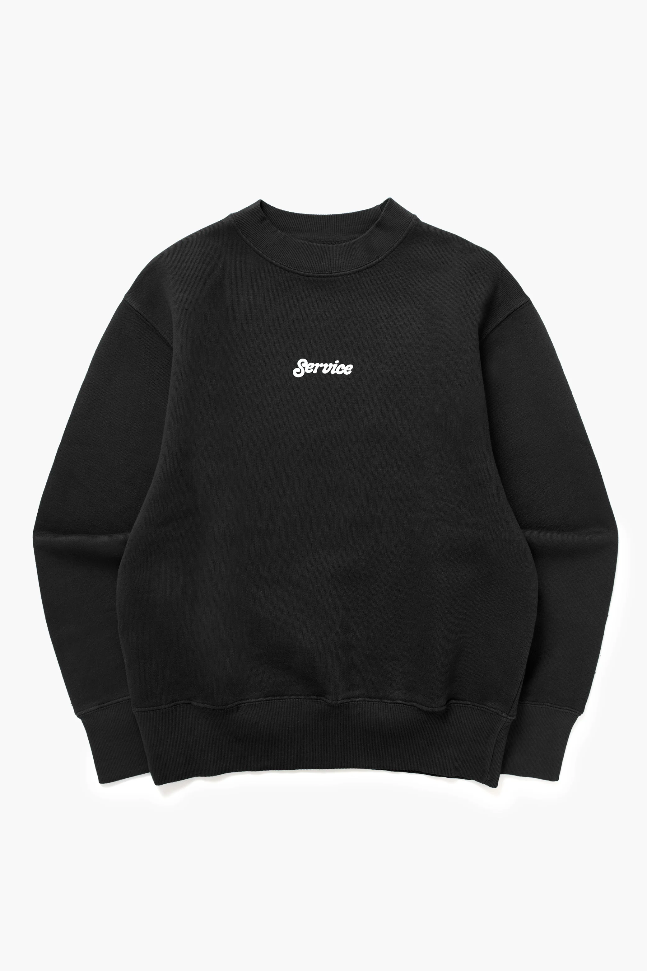 Service Logo Crewneck - Black