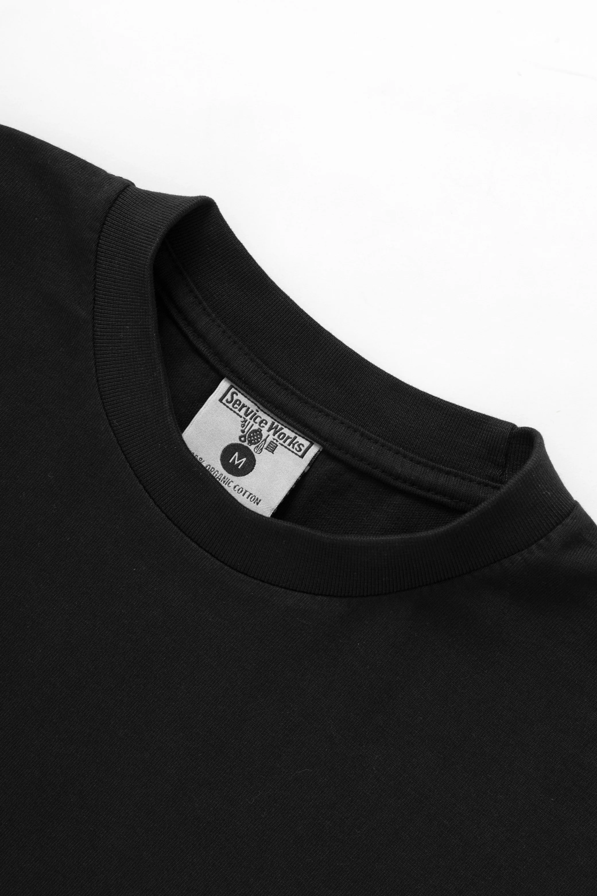 Service Logo Tee - Black - Image 4