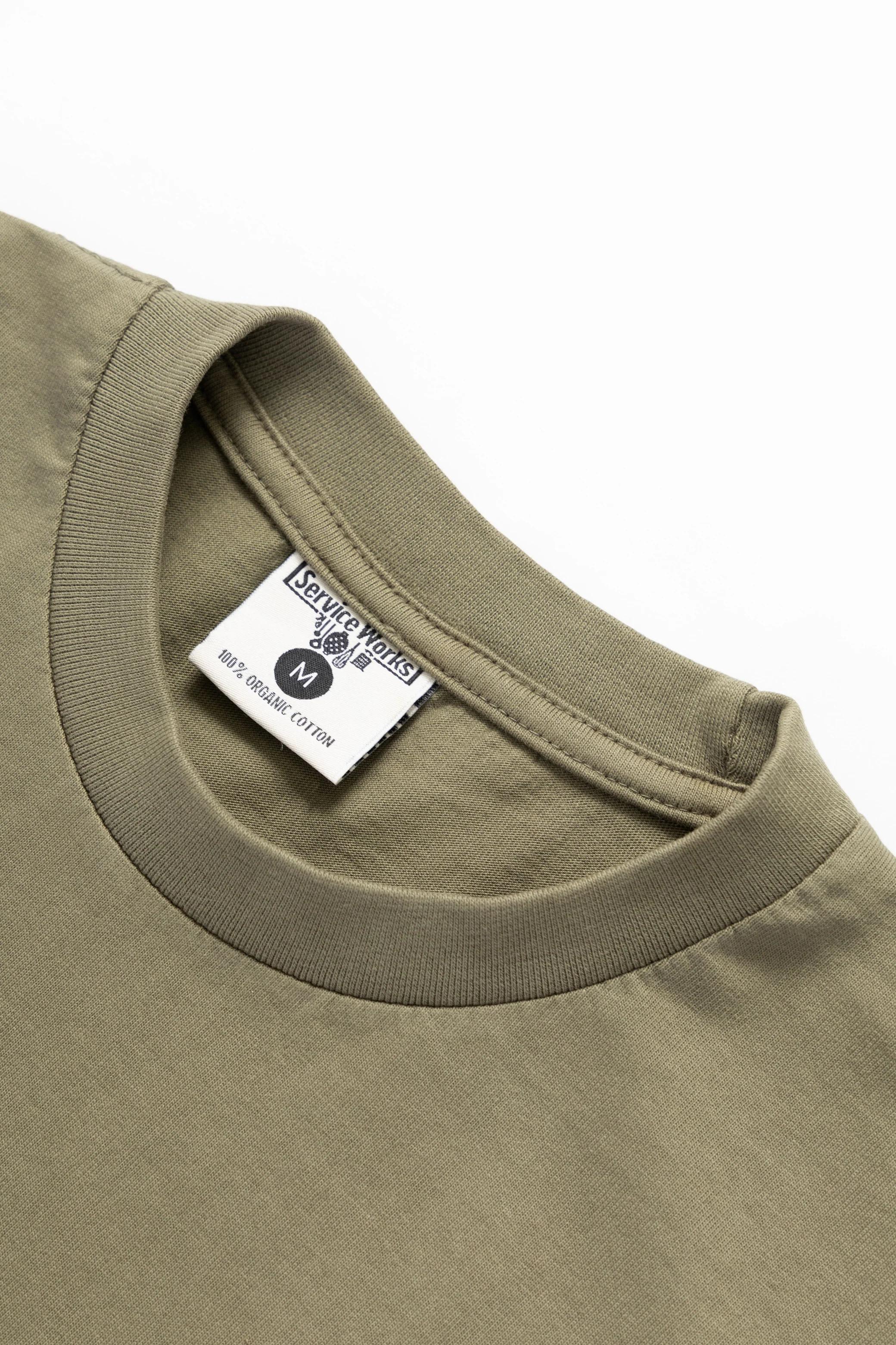 Service Logo Tee - Olive - Image 4