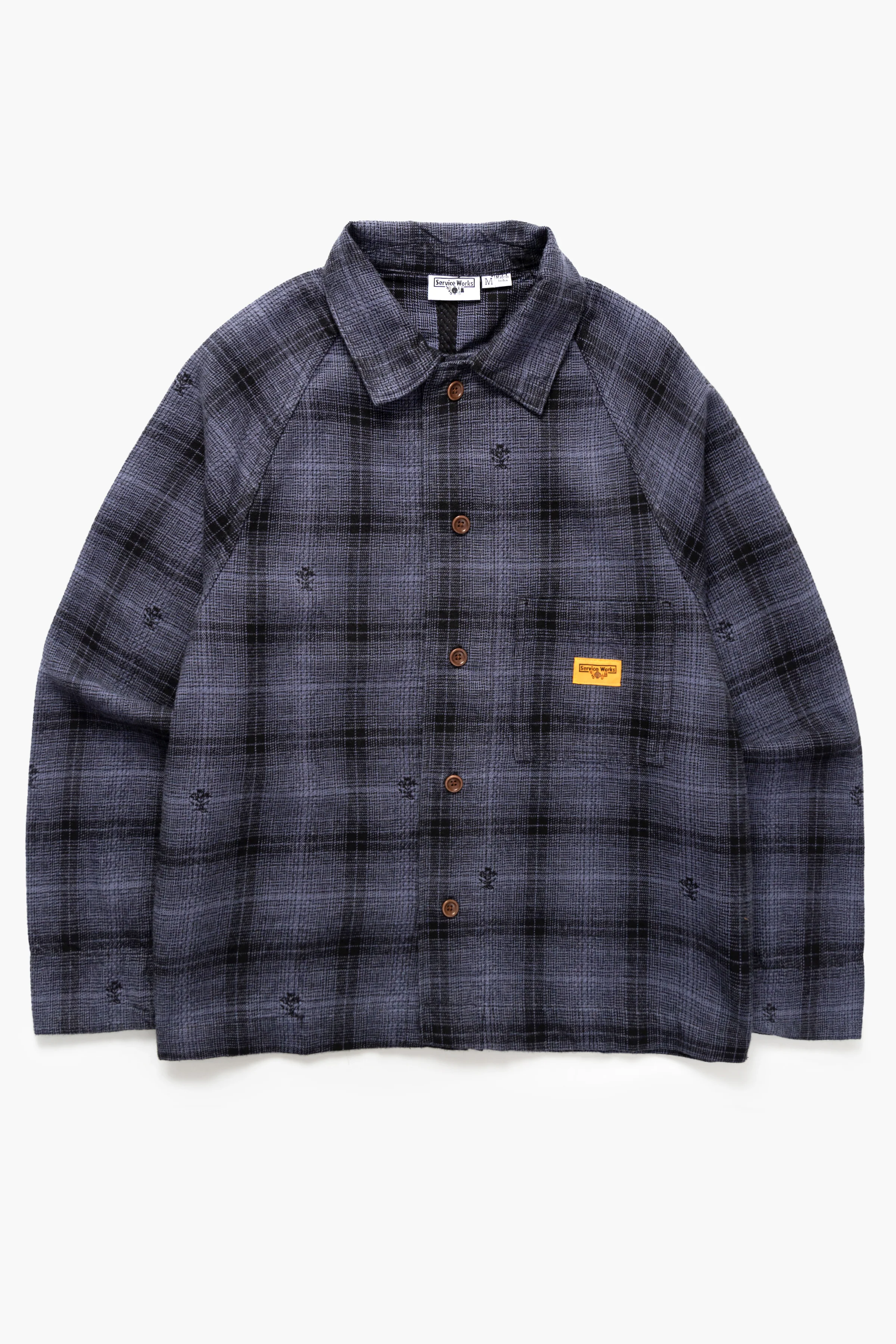 Thistle Plaid Front Of House Jacket - Black