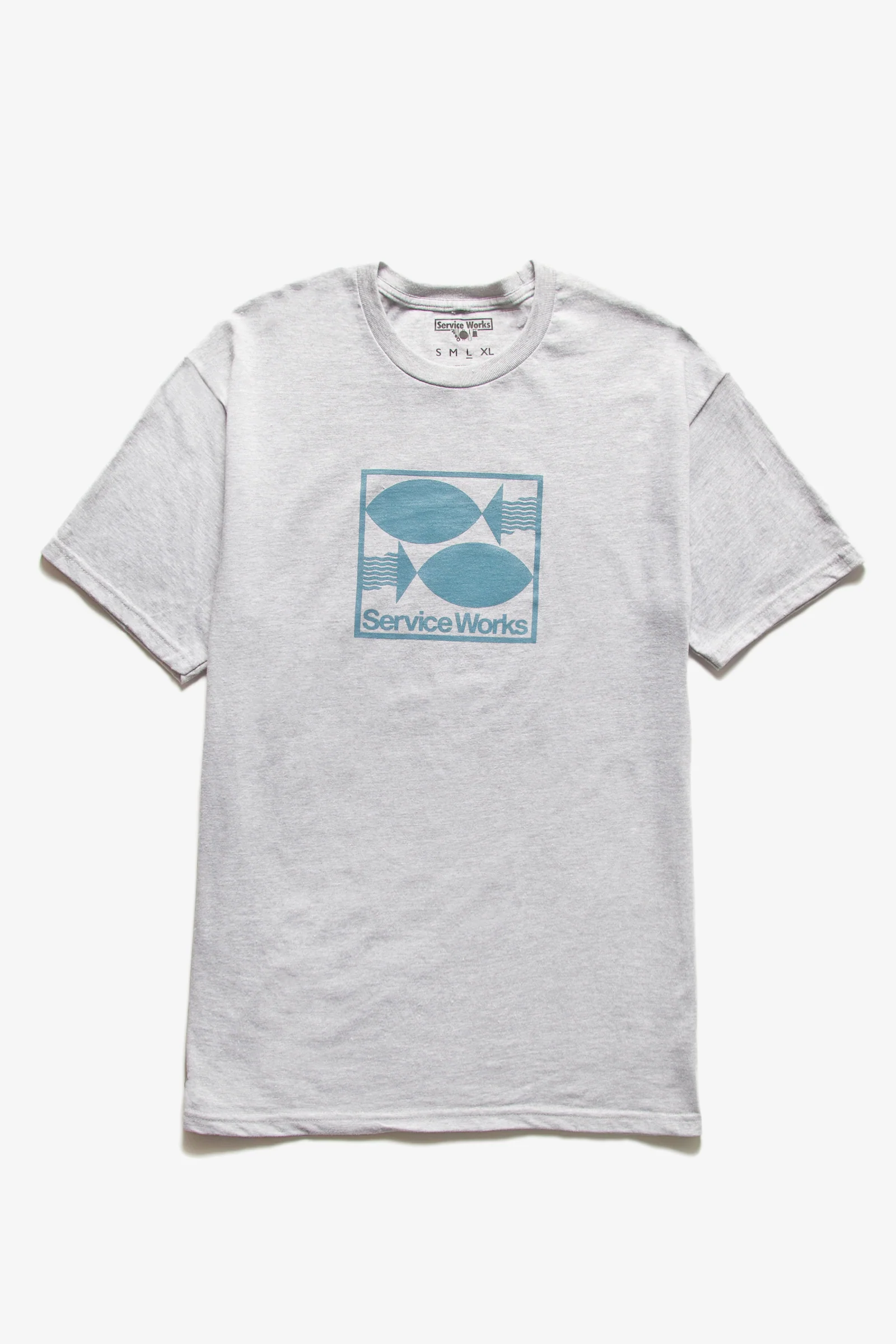 Turbot Tee - Heather Grey