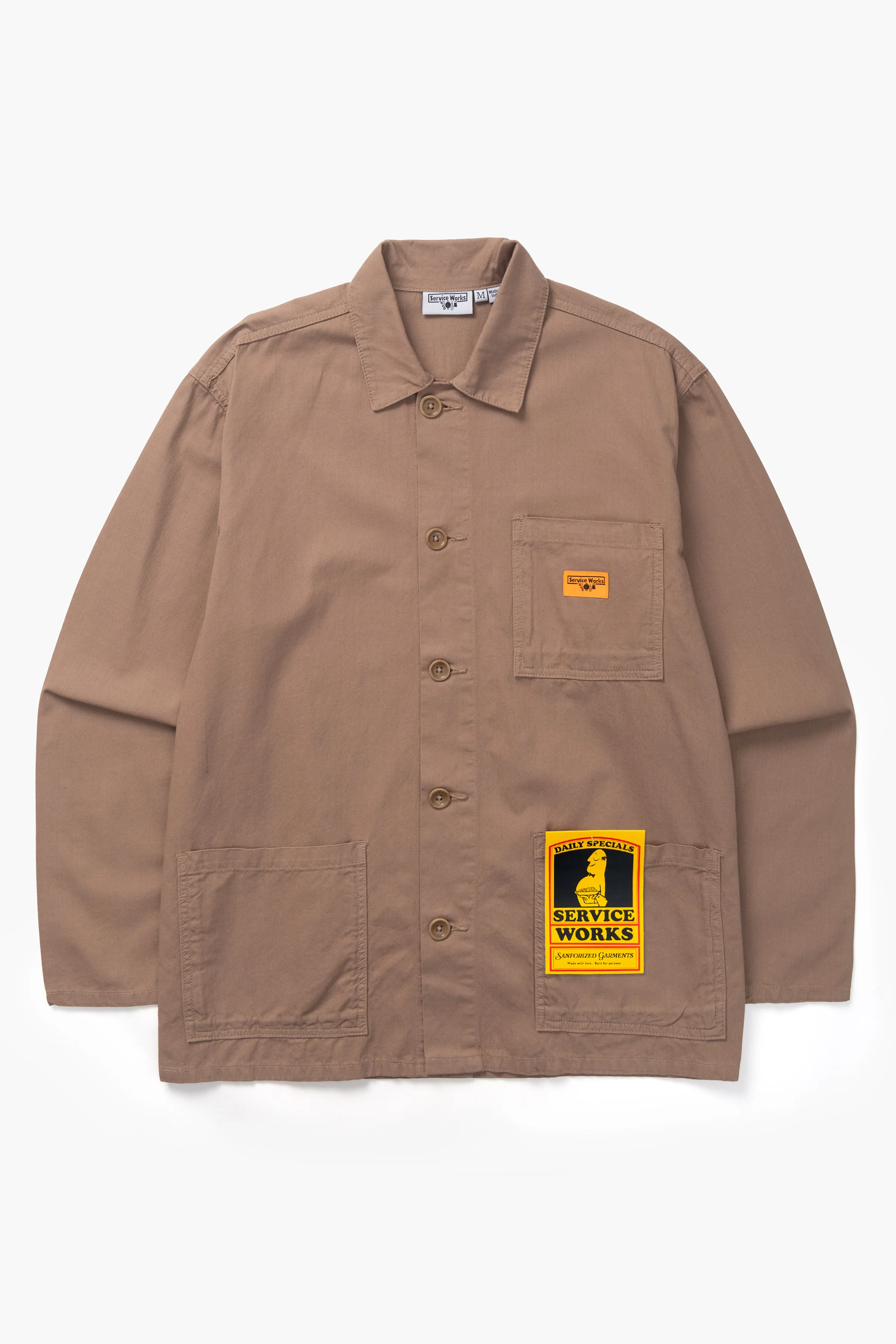 Twill Chore Shirt - Mushroom