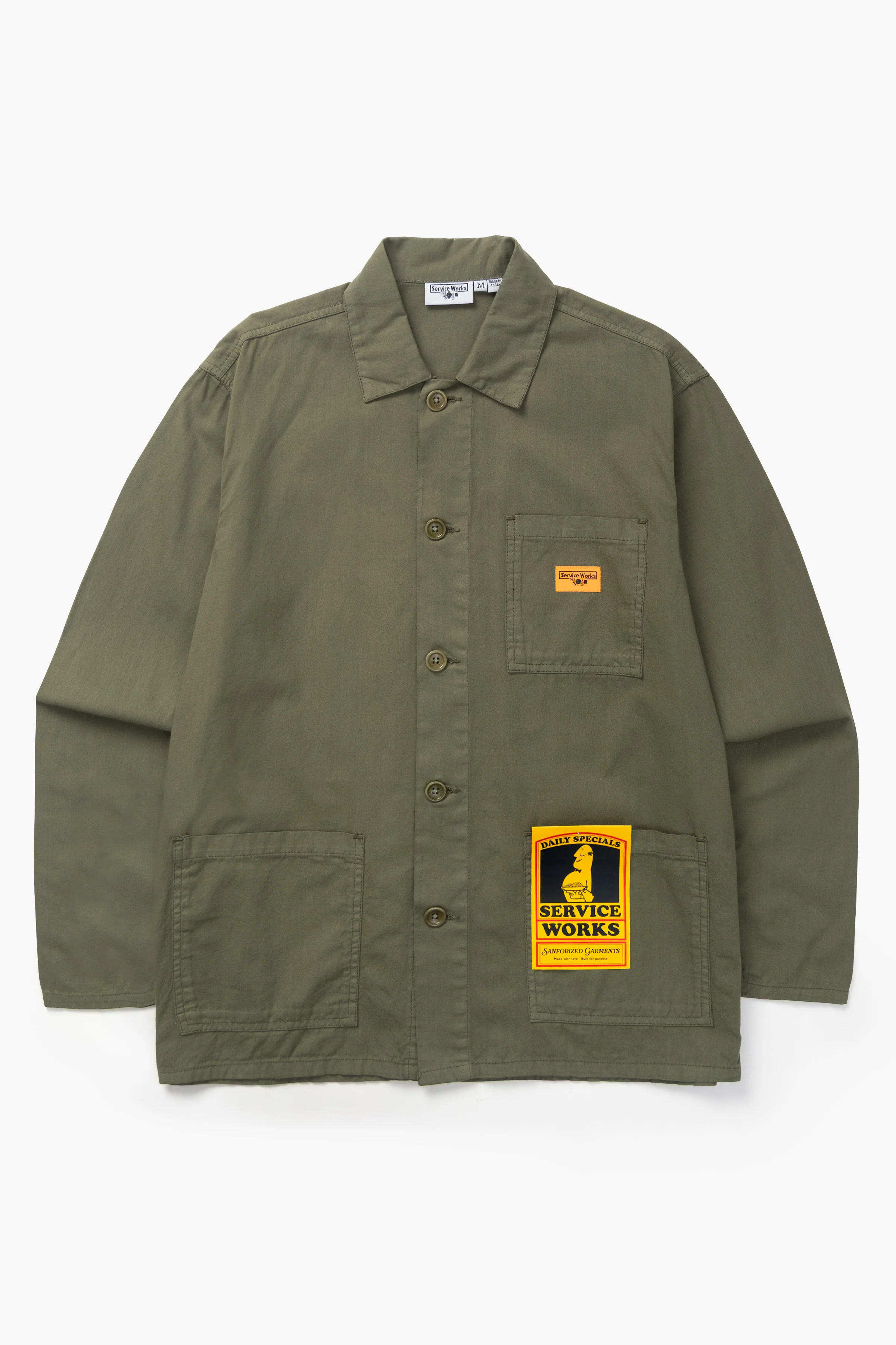 Twill Chore Shirt - Olive