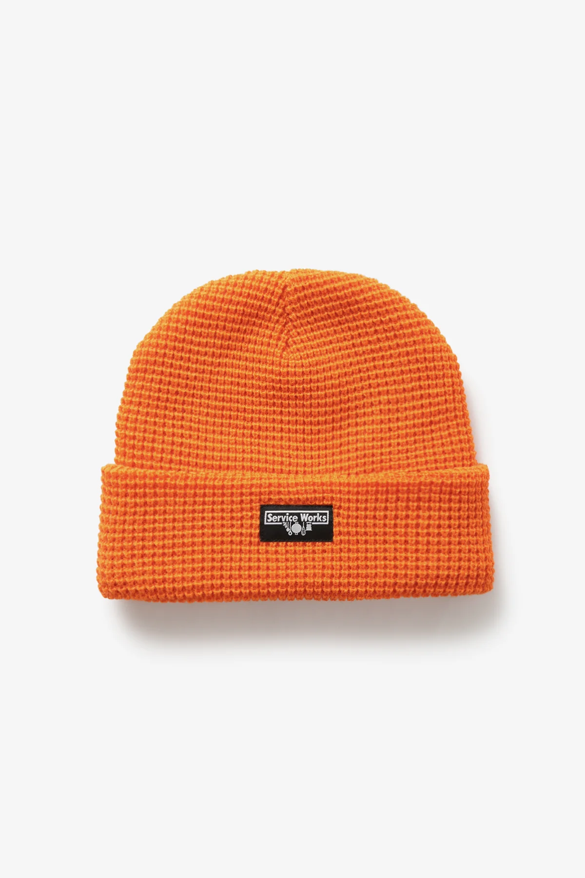 Waffle Logo Beanie - Orange