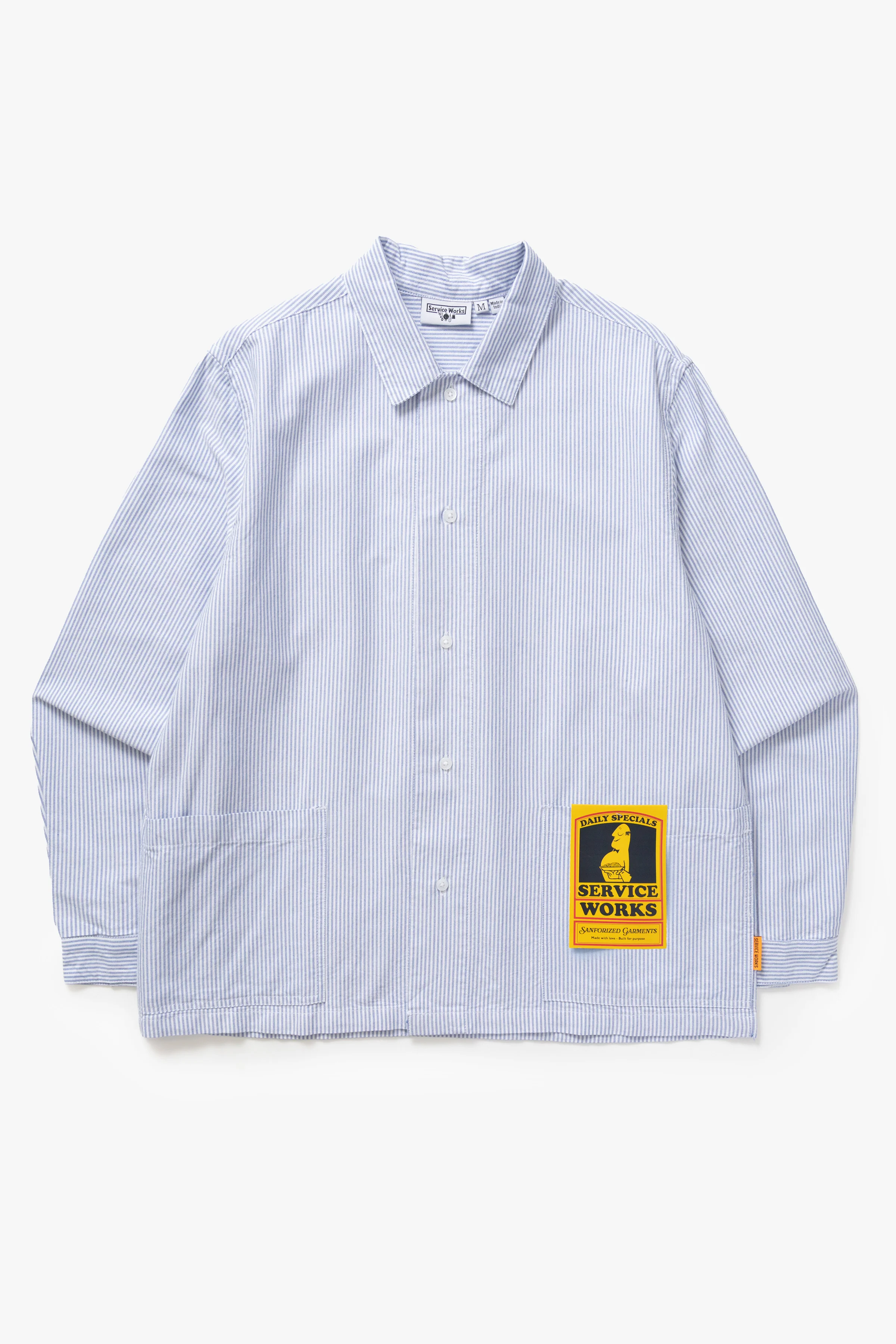 Waiter Shirt - Oxford Blue Stripe