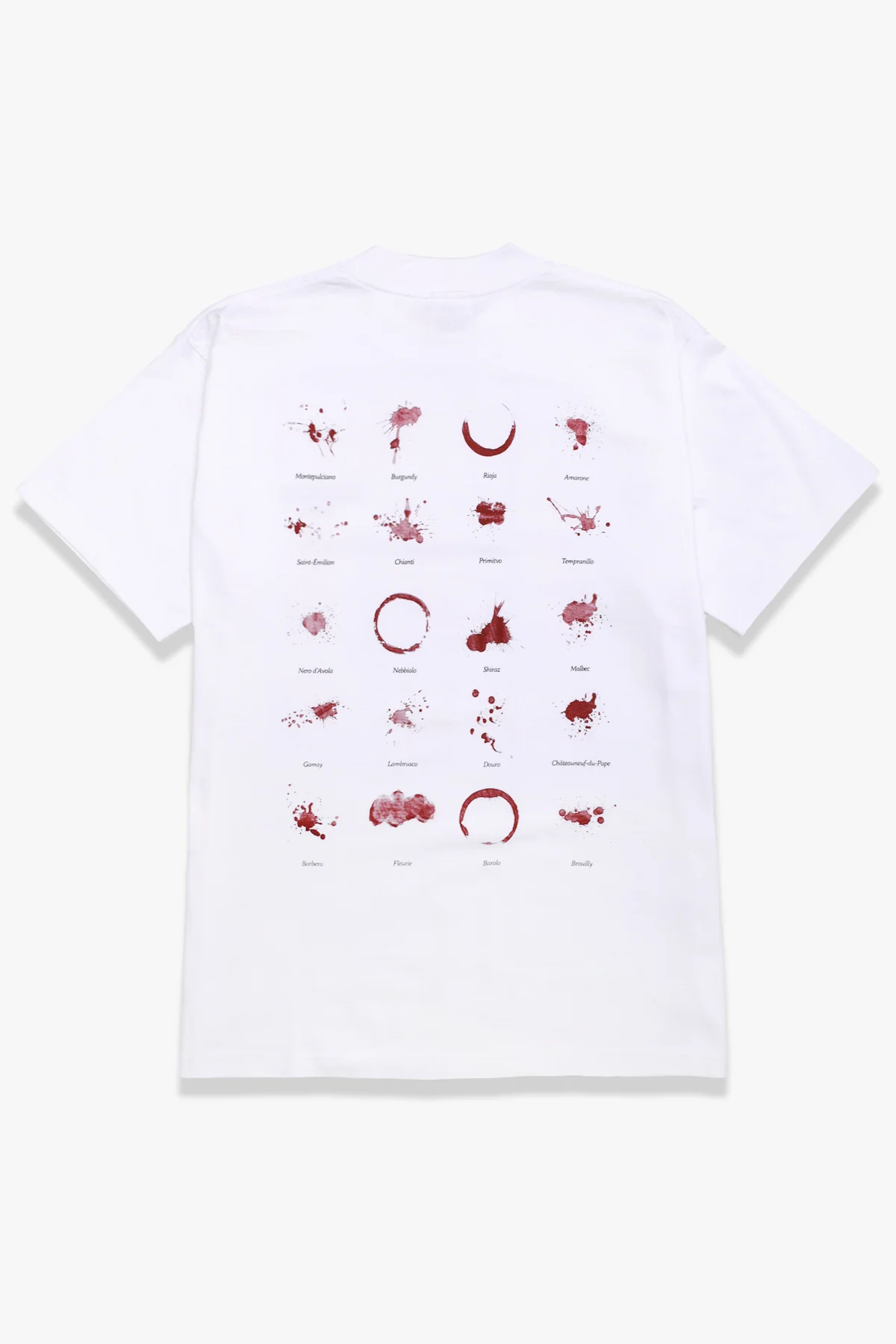 Wine Spill Tee - White